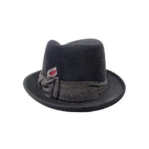 Champ Feel The Felt Fedora Hat Felted By Master Craftsman Gray Men's 21"